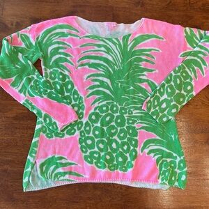 Lilly Pulitzer Pineapple sweater size M